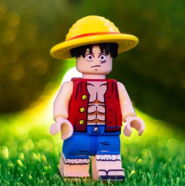 One Piece Luffy Ace Nami Sanji Broke Robin Franky 15 Pcs Minifigures Toy Brick