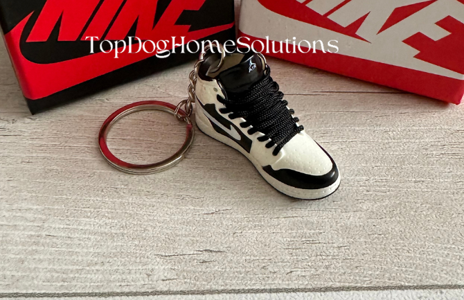 Nike trainer Sneaker keyring 3D Jordan Mini keychain sports shoe Car Key No Box.