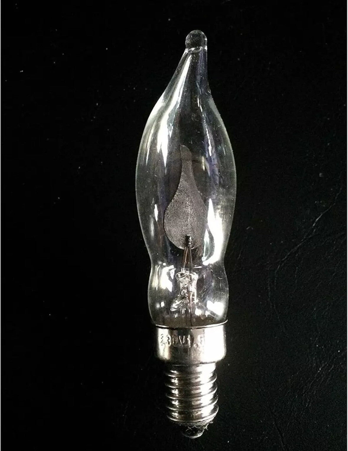 4 Replacement Candle Bridge Bulbs RF7 E10 Lights Spare Flicker Clear Bulb 10mm