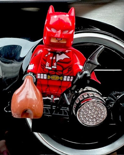 Christmas Batman Car Air Vent Freshener Mini Figure Clip Scent Handmade Gift