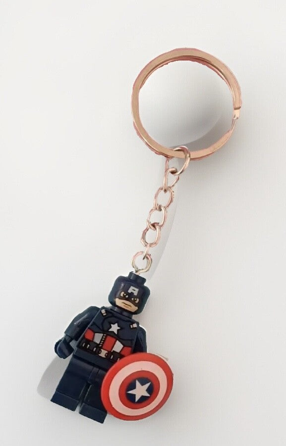 Marvel Iron Man Wolverine 3D Keyring Bag Charm Car Chain Key Gift