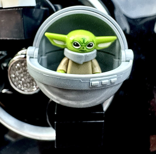 Yoda Car Air Freshener Mini Figure Handmade Clip Vent Scent Christmas Gift
