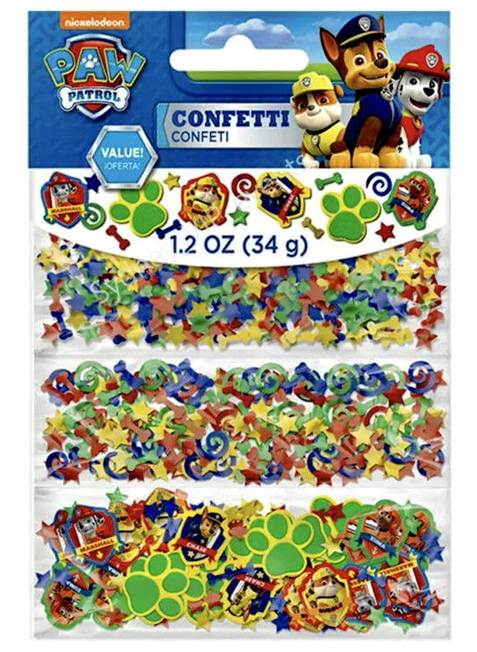 Paw Patrol Table Confetti Decoration Kid's Birthday Foil 34g Party Chase