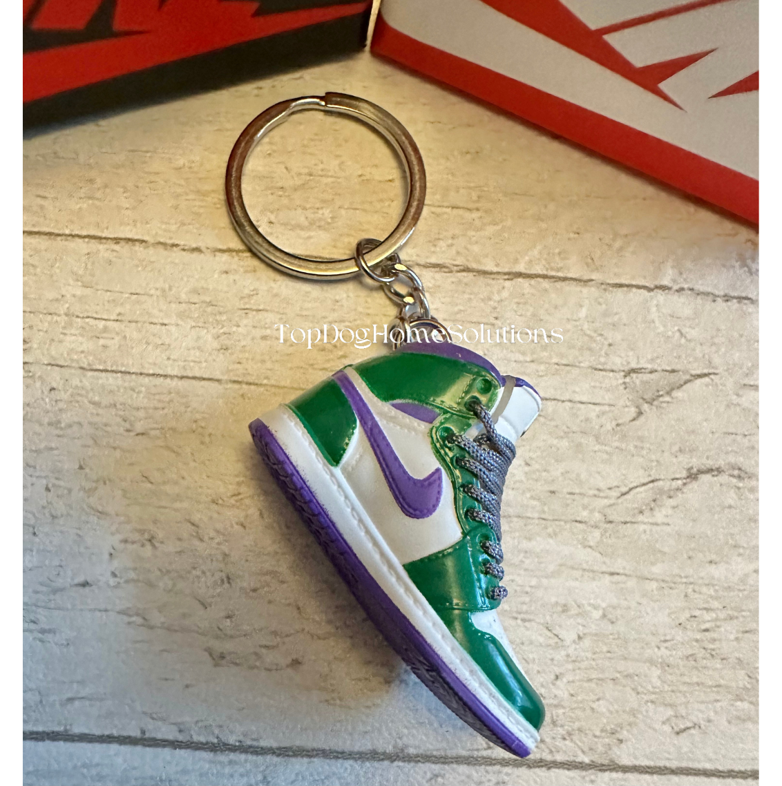 Nike trainer Sneaker keyring 3D Jordan Mini keychain sports shoe Car Key No Box.
