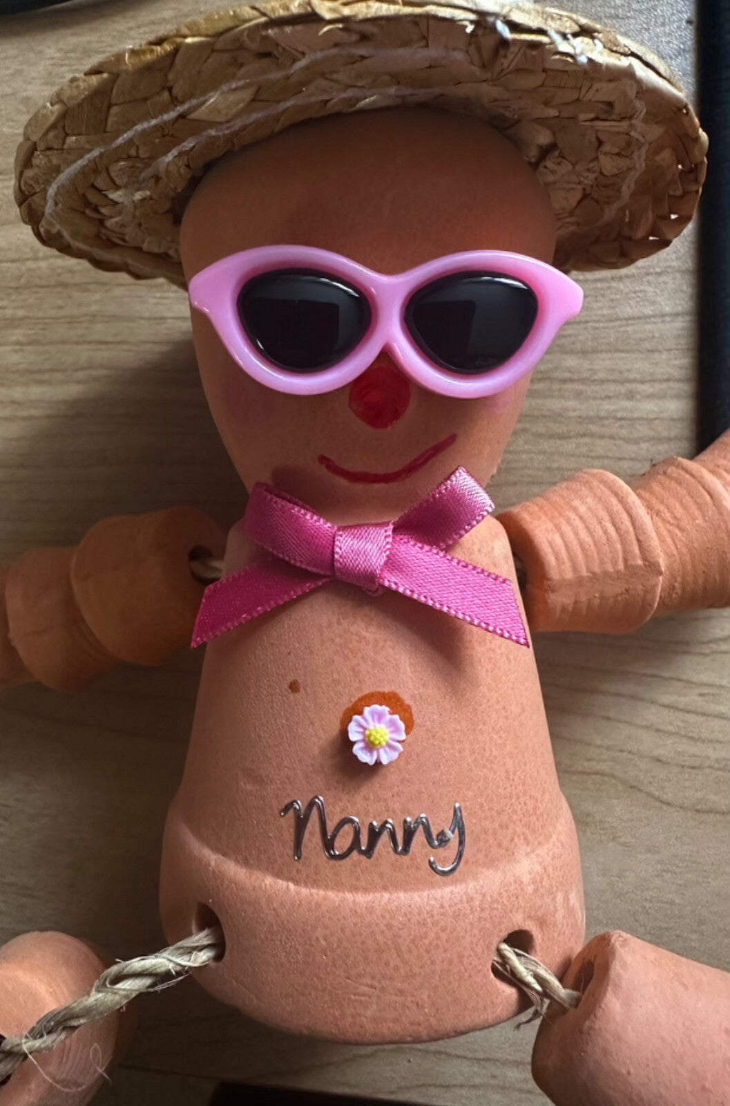 Flower Plant Pot Men Lady Terracotta Bill Ben Garden Ornament Mum personalise