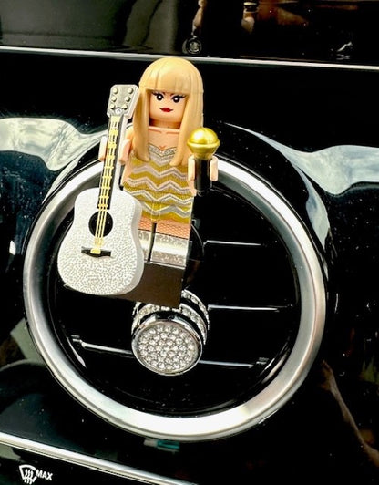 Taylor pop singer Air Freshener Mini Figure Car Clip Vent Scent Christmas Gift