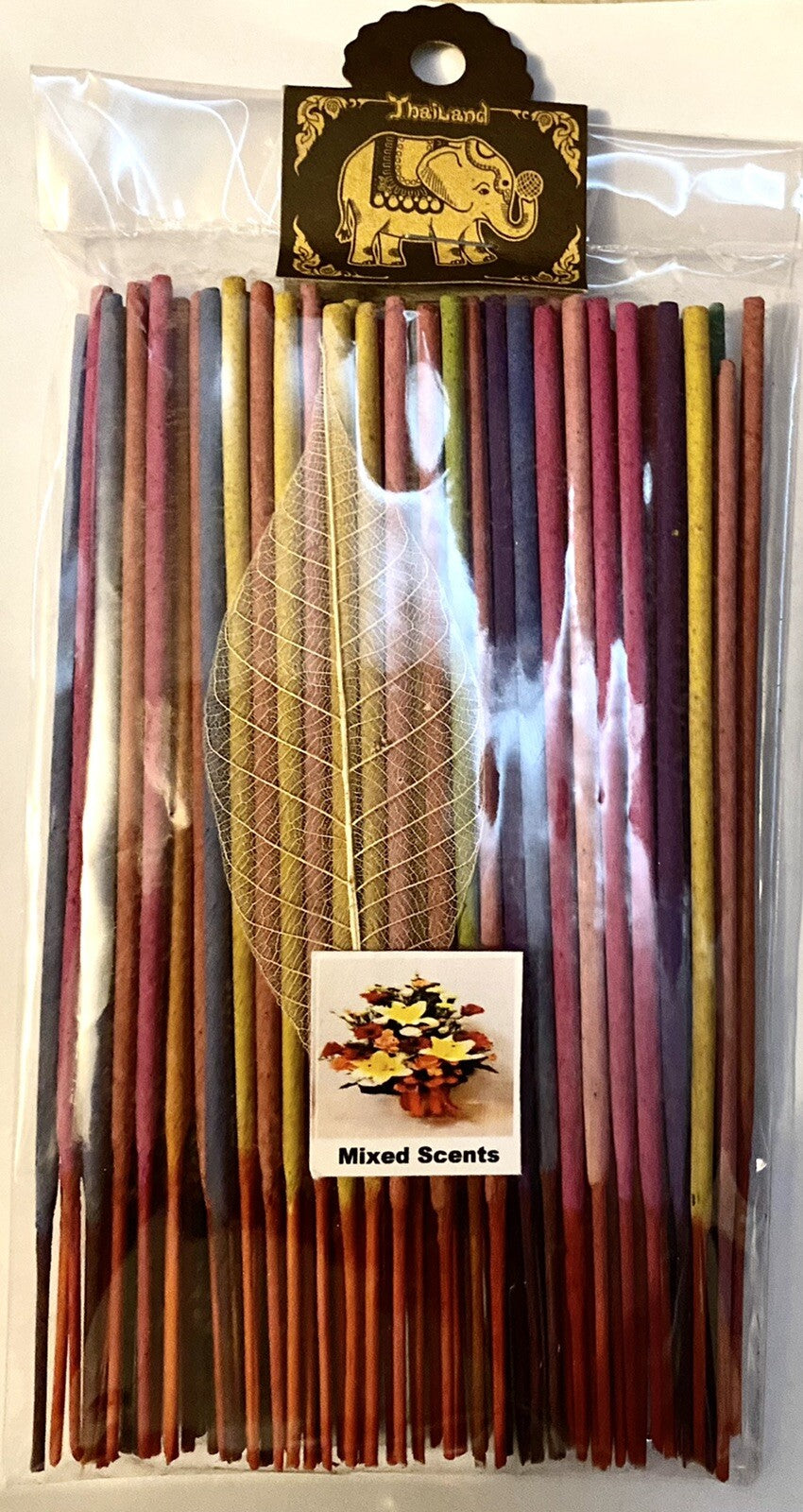 Incense Sticks  Assorted Floral Mixed Random Natural Made Thailand Handmade