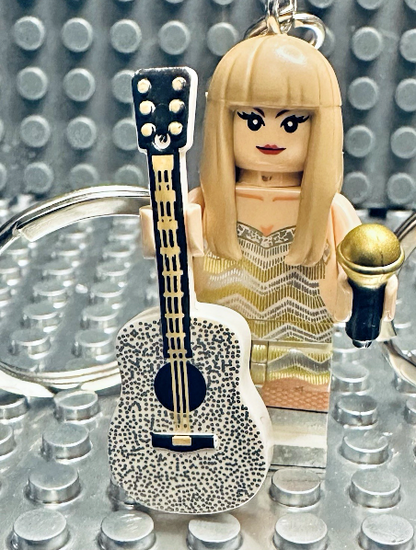 Cute Taylor Inspired 3D Mini Figure Keyring Keychain Eras Gift Music Pop Singer