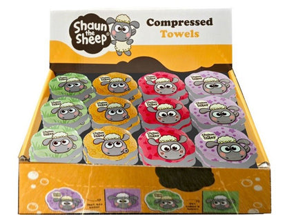 Shaun The Sheep Magic flannel Compressed Travel Towel wash bath kids Holiday