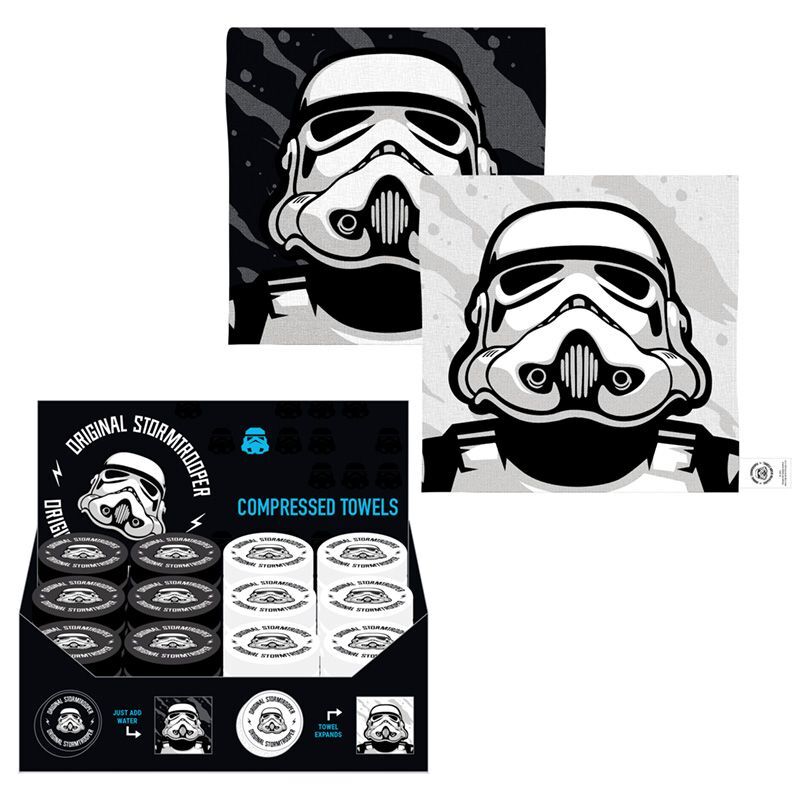 Star Wars magic flannel Storm Trooper face towel bath wash Kids Travel Gift