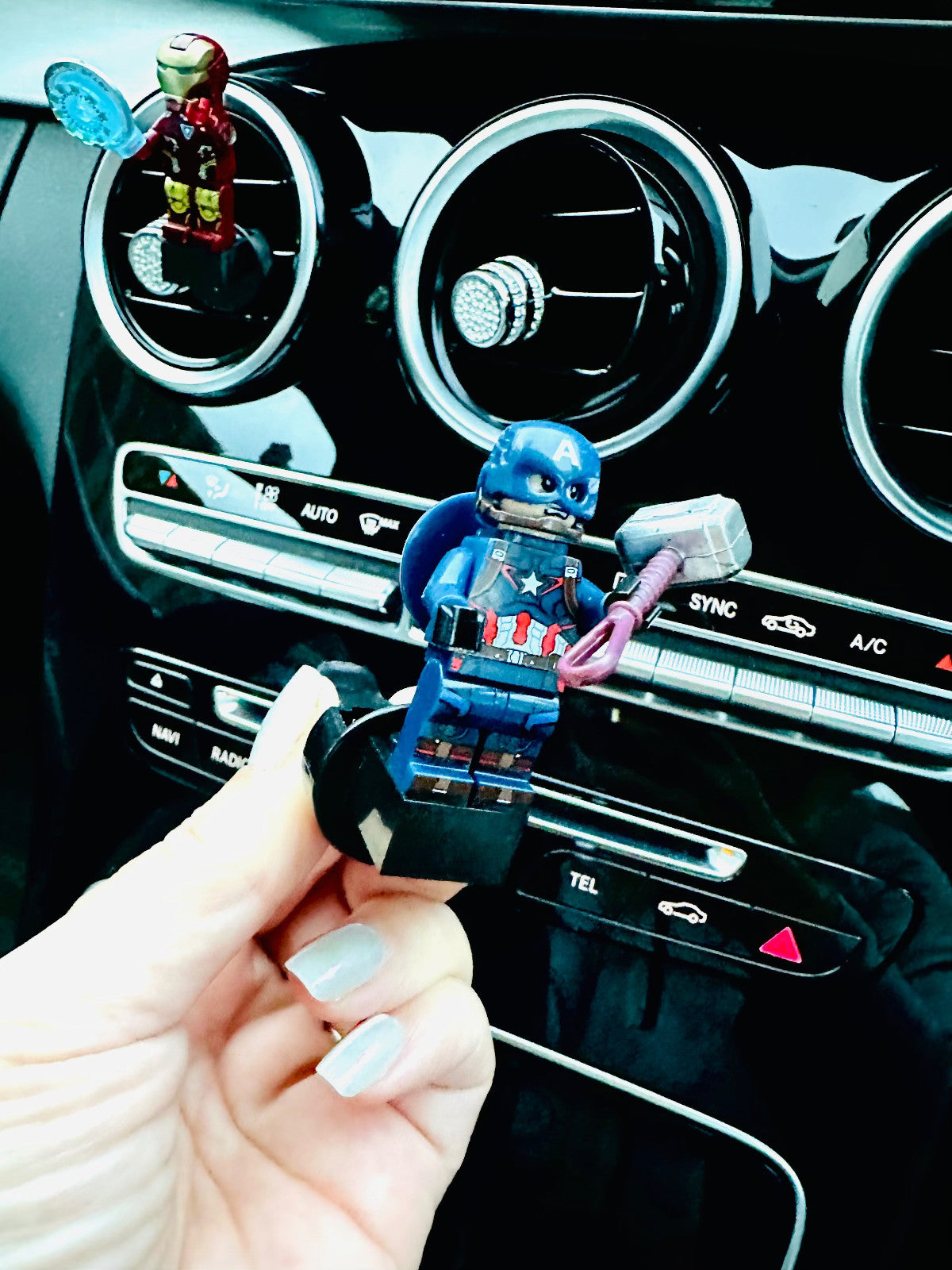 Marvel Hulk Thor Air Freshener Mini Figure Car Clip Vent Scent Fathers Day Gift