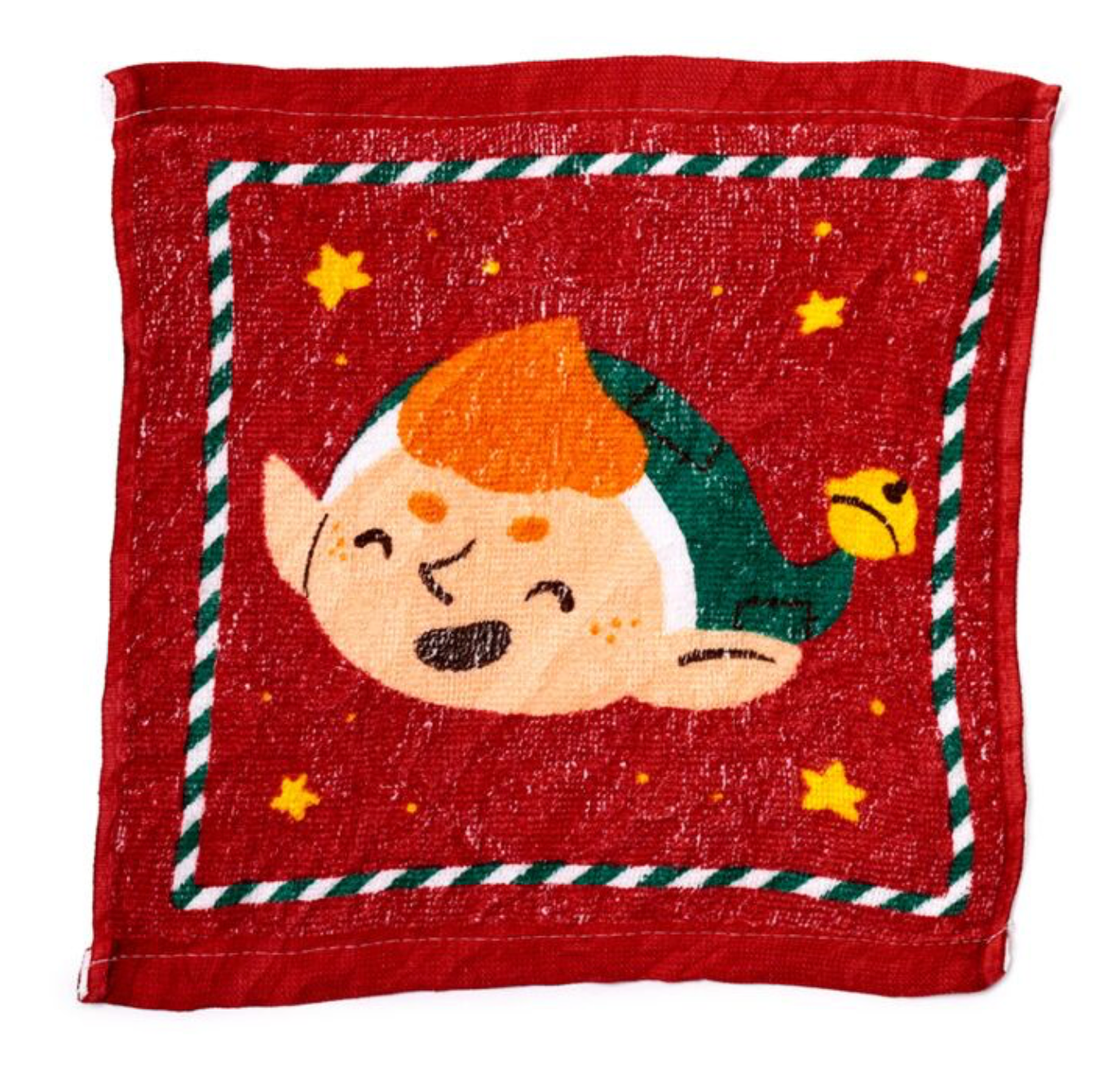 Santa Elf Xmas Magic Flannel Face Towel cloth Kids Bath Wash Gift Christmas