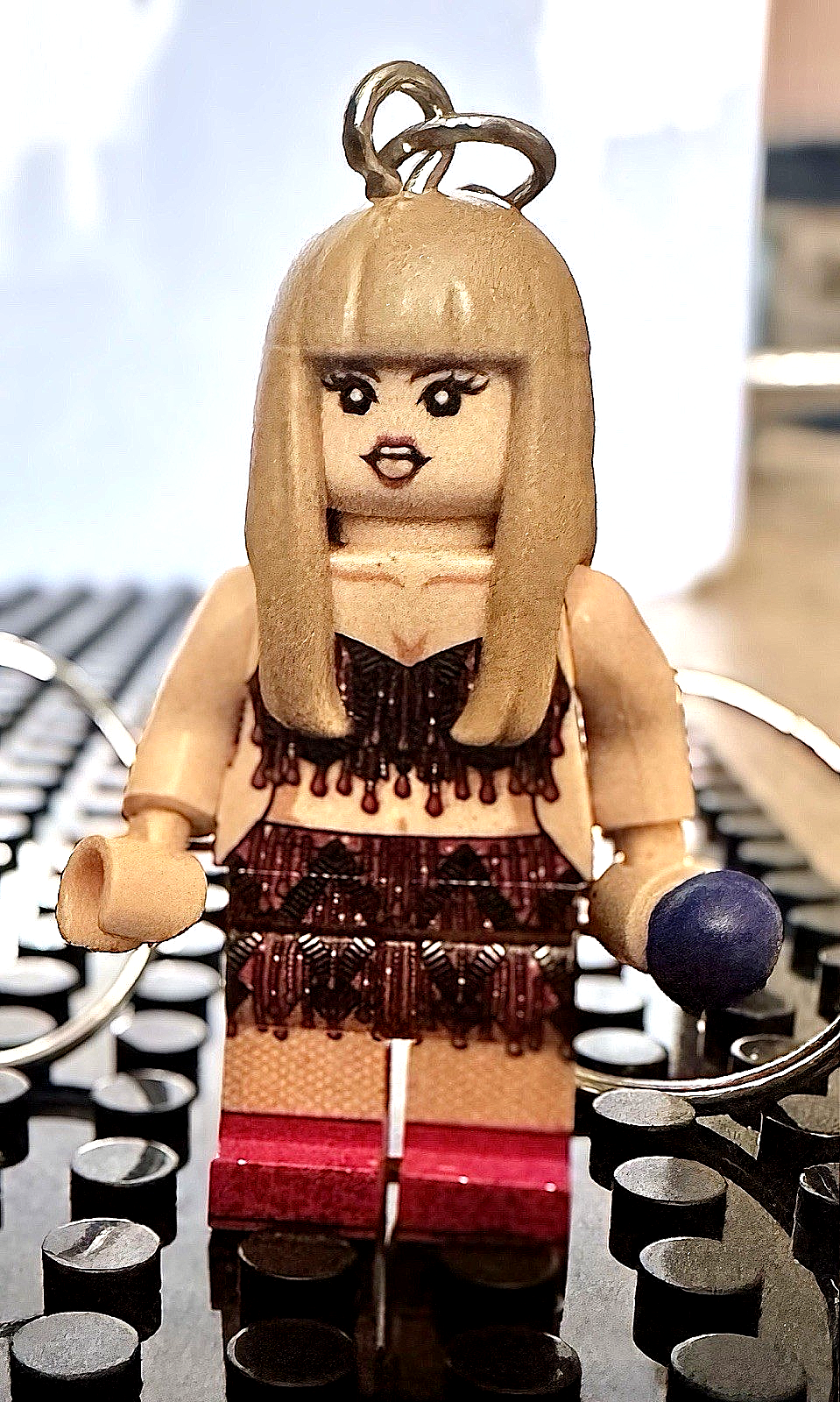 Cute Taylor Inspired 3D Mini Figure Keyring Keychain Eras Gift Music Pop Singer