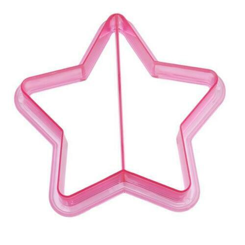 💜 Kids Heart & Star Sandwich crust Cutter Shape Cake Bread Toast Maker Tool fun