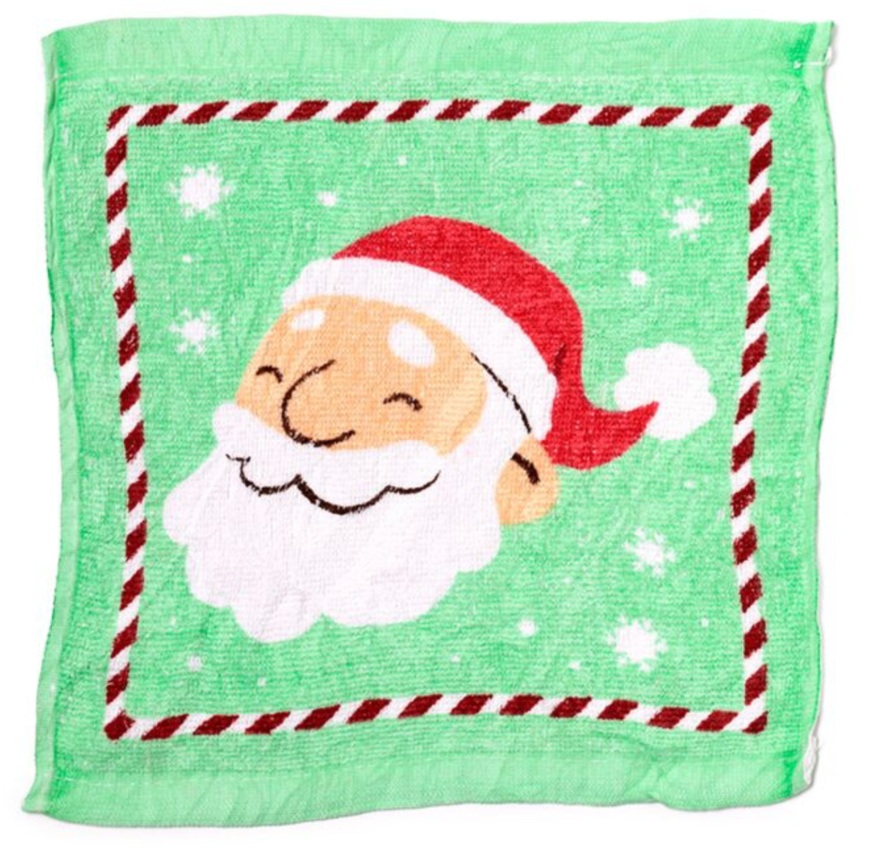 Santa Elf Xmas Magic Flannel Face Towel cloth Kids Bath Wash Gift Christmas