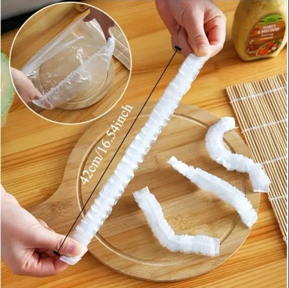 Elastic Food Bags Storage Fresh Keeping Bowl Covers Party Plates Buffet Picnic
