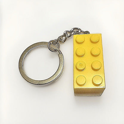 Brick Keyring Key Car KeyChain compatible With building bricks Blocks Gift Toy