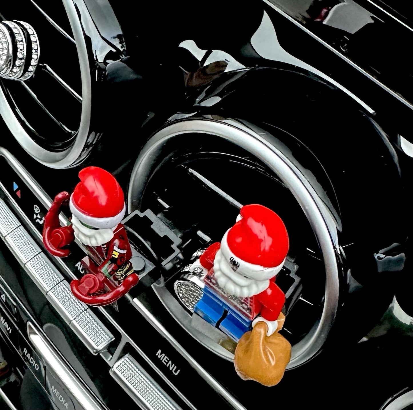 Christmas Spiderman Air Freshener Mini Figure Marvel Car Clip Vent Scent Gift