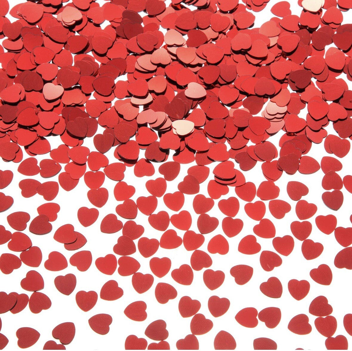 Red Heart Table Confetti Wedding Valentine Day Engagement Party Decor Sprinkles