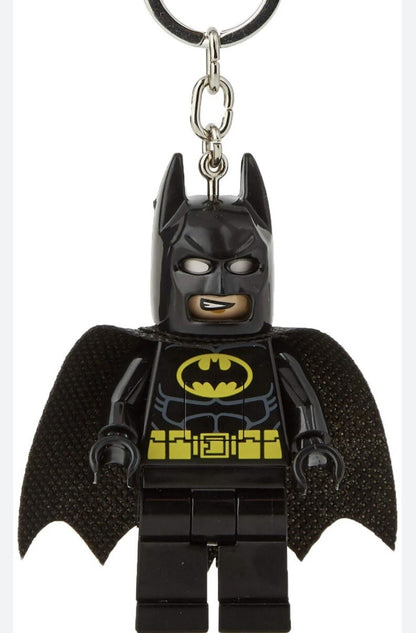 Batman Figure Keyring Couples Love Pink Batgirl Mini DC Bag Charm Gift Car Key