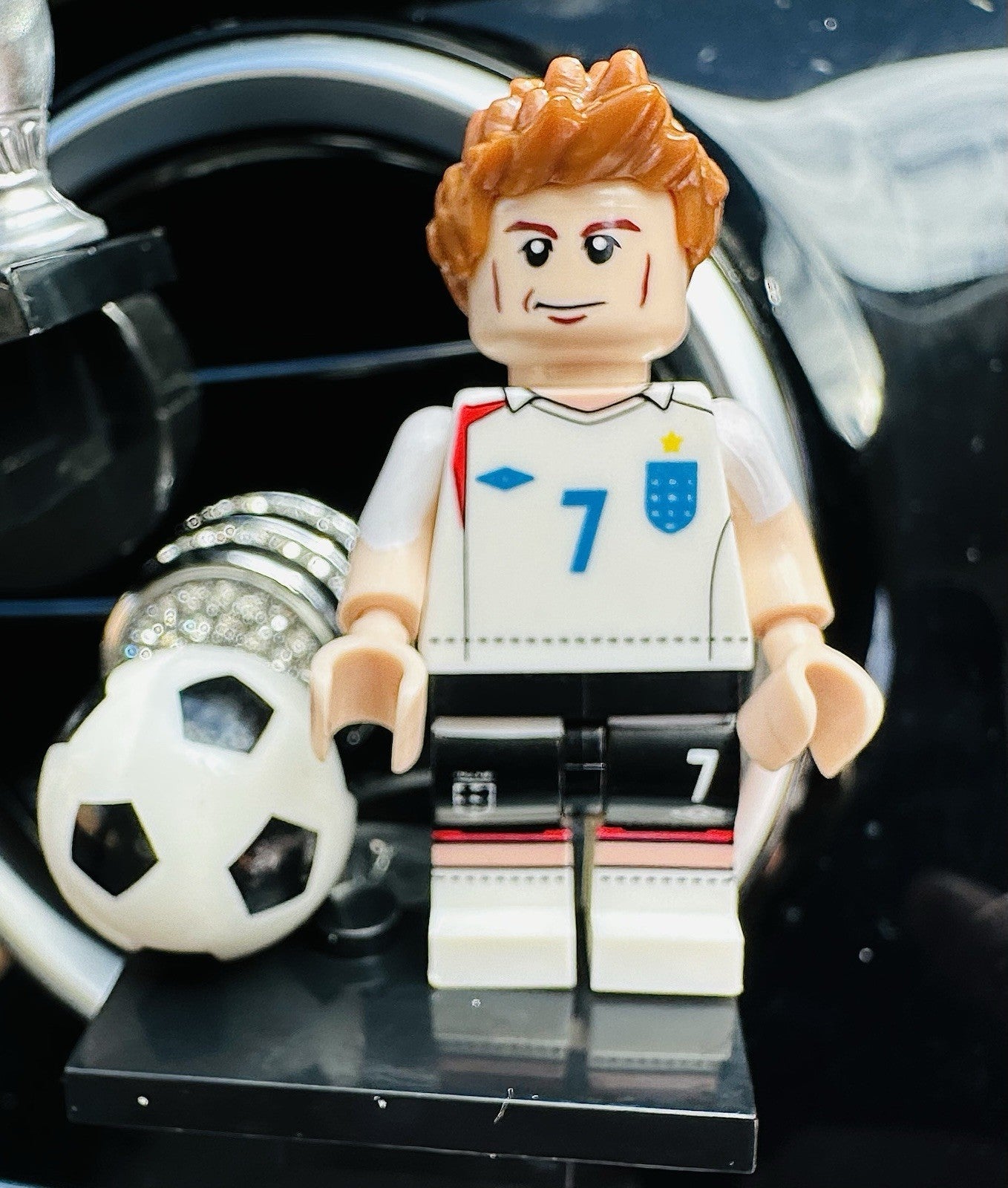 England Football Air Freshener Mini Figure Car Clip Vent Scent Fathers Day Gift