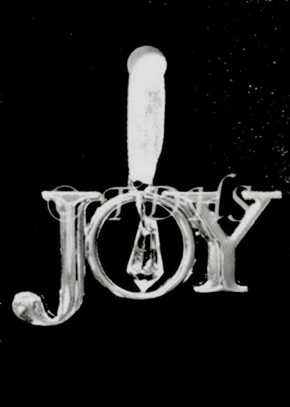 Christmas hanging Decoration Crystal silver Metal tree Bauble bell snowflake joy