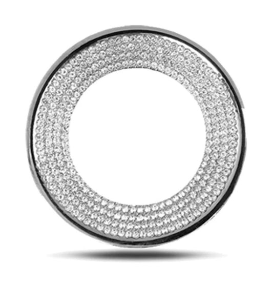 Car Vw Rhinestone Steering Wheel Center Emblem Trim Diamond Sticker Logo