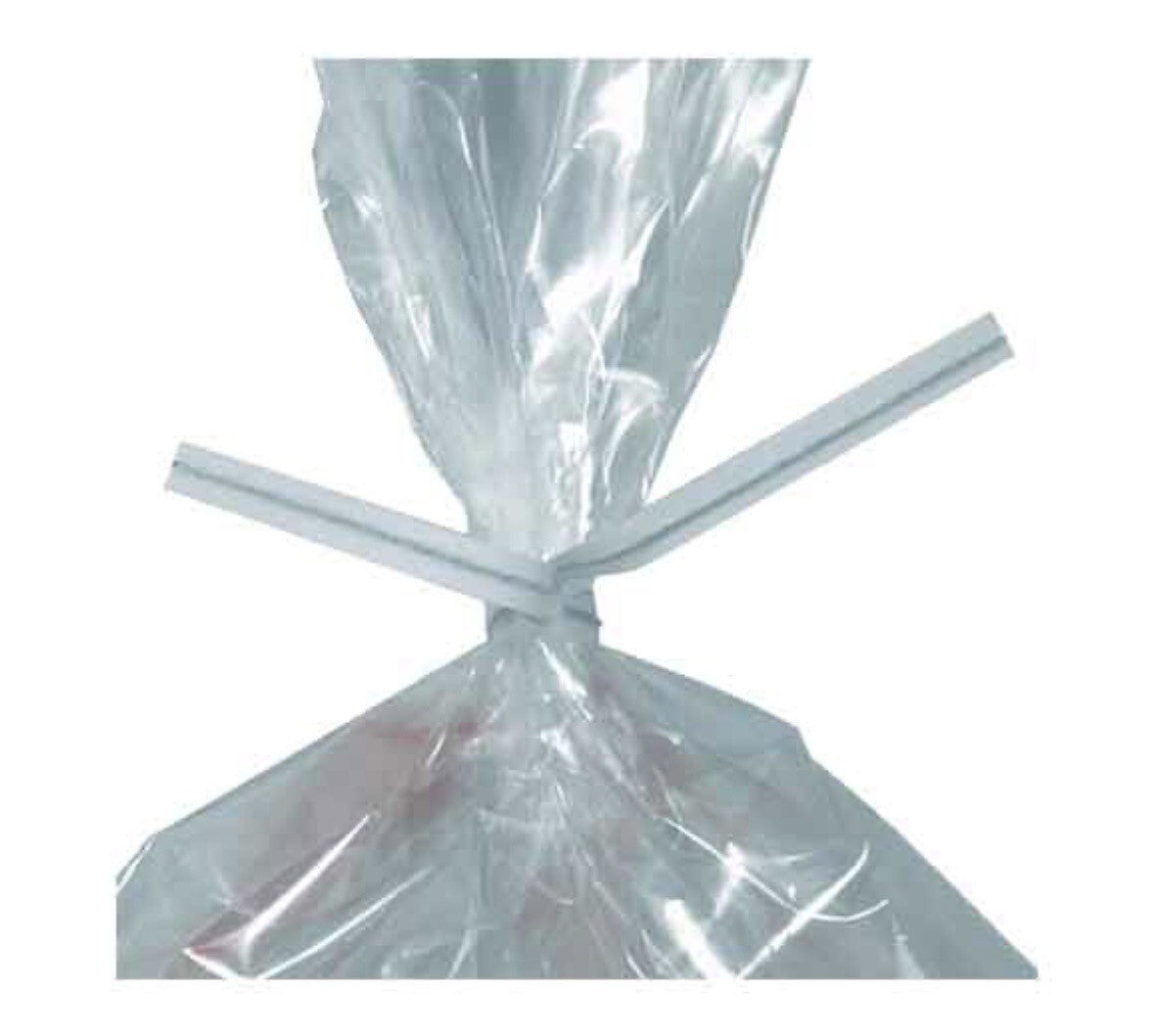 POLYBAG TIES WIRES 2 X 100 Freezer Food plant Craft 100mm 4" Sandwich Closures