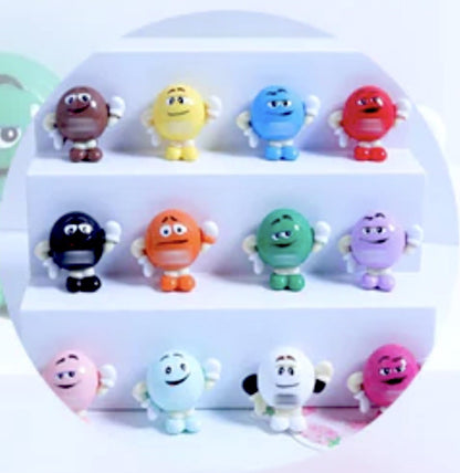 10 X M & M Sweets Candy Flatback Resin Cabochon Embellishment Card Decoration