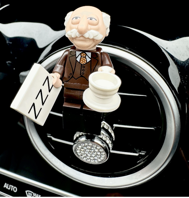 The Muppets Kermit Custom Lego Car Air Freshener Mini Figure Clip Vent  71033