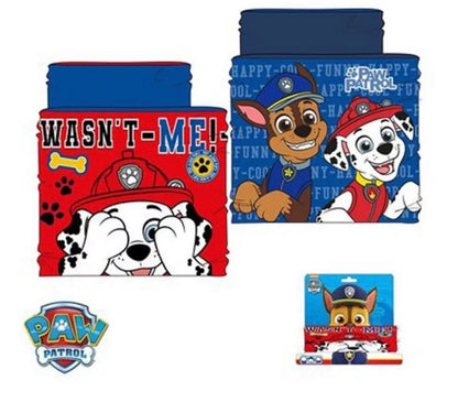 Official PAW Patrol Kids Tube Scarf Snood fleece neck Warmer Winter Gift Xmas