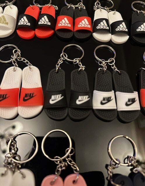 Nike Sliders flipflop Keyring Summer Adidas Air Jordans Fila Vans gift Shoe box