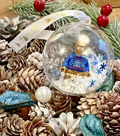 Christmas Star Wars Mini Figure Bauble Hanging Snowflake Tree 3D  Handmade Xmas