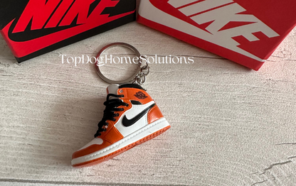 Nike trainer Sneaker keyring 3D Jordan Mini keychain sports shoe Car Key No Box.