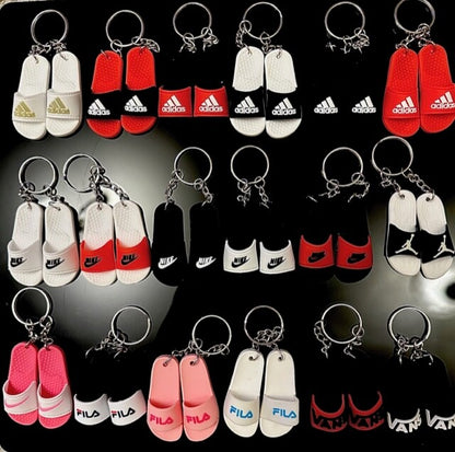 Nike Sliders flipflop Keyring Summer Adidas Air Jordans Fila Vans gift Shoe box