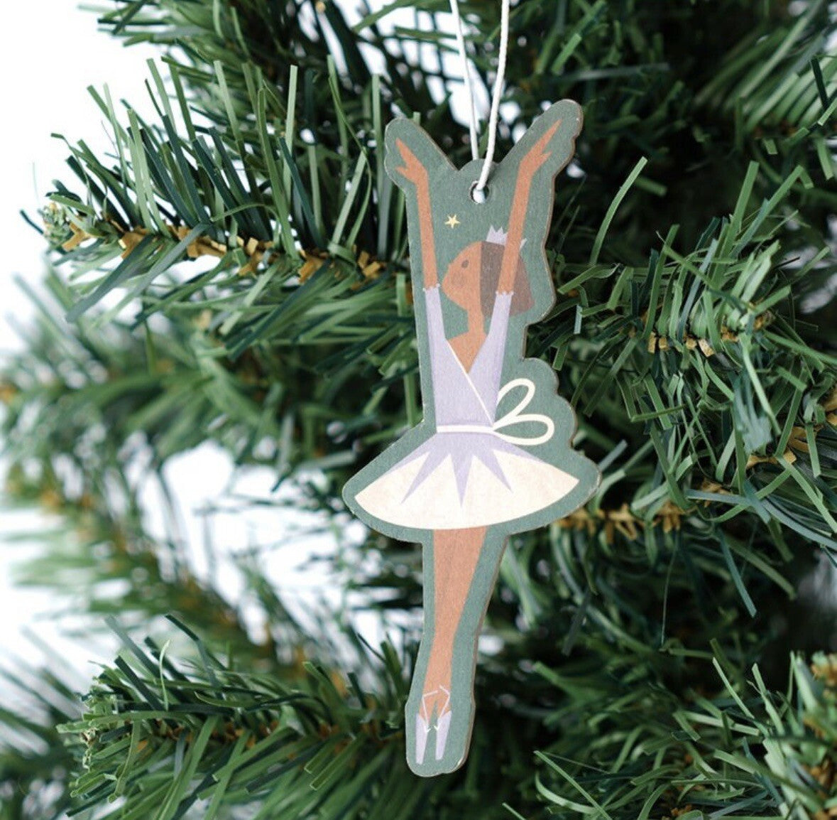 Ballerina Christmas Car Van Hanging Air Freshener Wardrobe Nutcracker Cookie