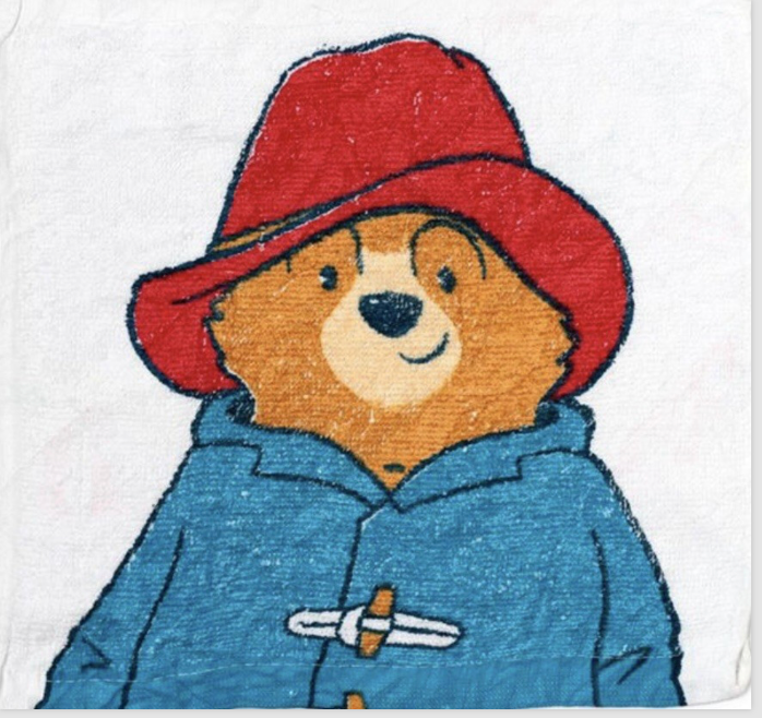 Kids Paddington Bear magic flannel expanding face towel bath wash Christmas Gift