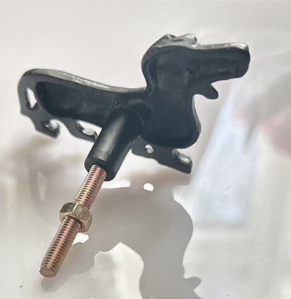 Dachshund Dog Nob Knob Cupboard drawer pull Handle Antique Sausage Dog Gift