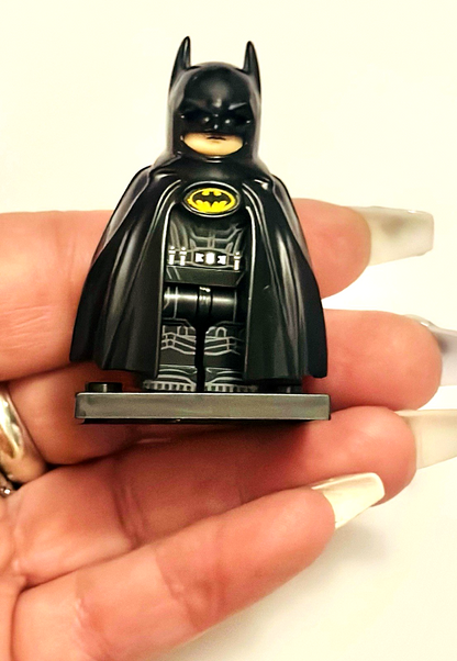 Batman Michael Keaton Mini Custom Figure Keyring Minifigure Movie The Flash
