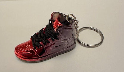 3d nike Sneaker trainer key ring Jordans metallic Mini sports shoe Gift Box High