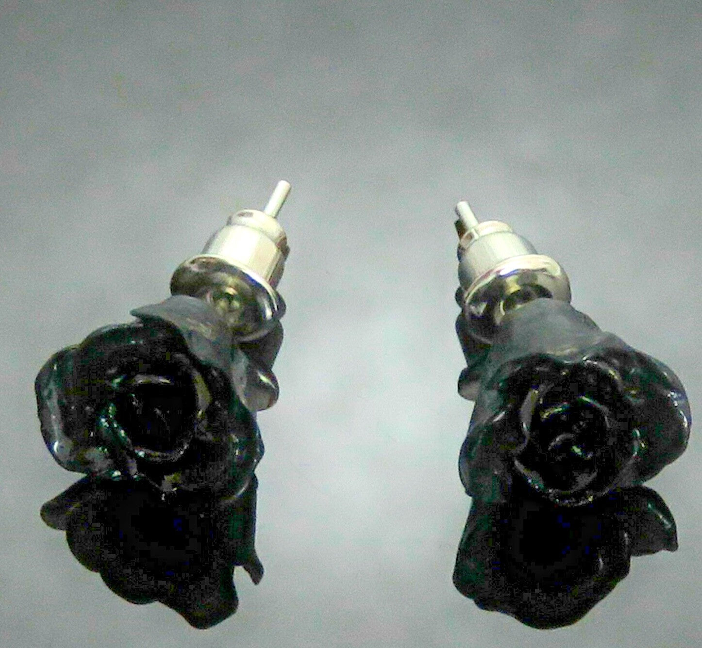Vintage Burlesque Rose Stud Earrings Retro Boho Emo Gift red pink white green