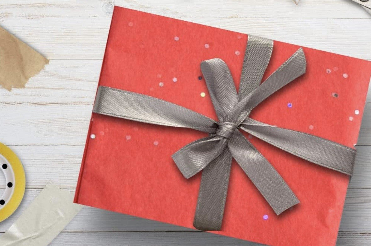 Valentine’s Red Glitter Tissue Paper Wrapping 6 Sheets Gifts Crafts Love