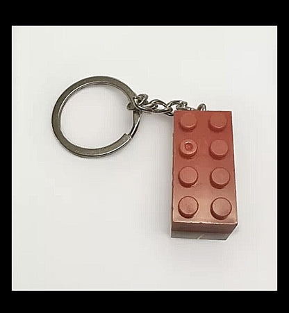 Brick Keyring Key Car KeyChain compatible With building bricks Blocks Gift Toy