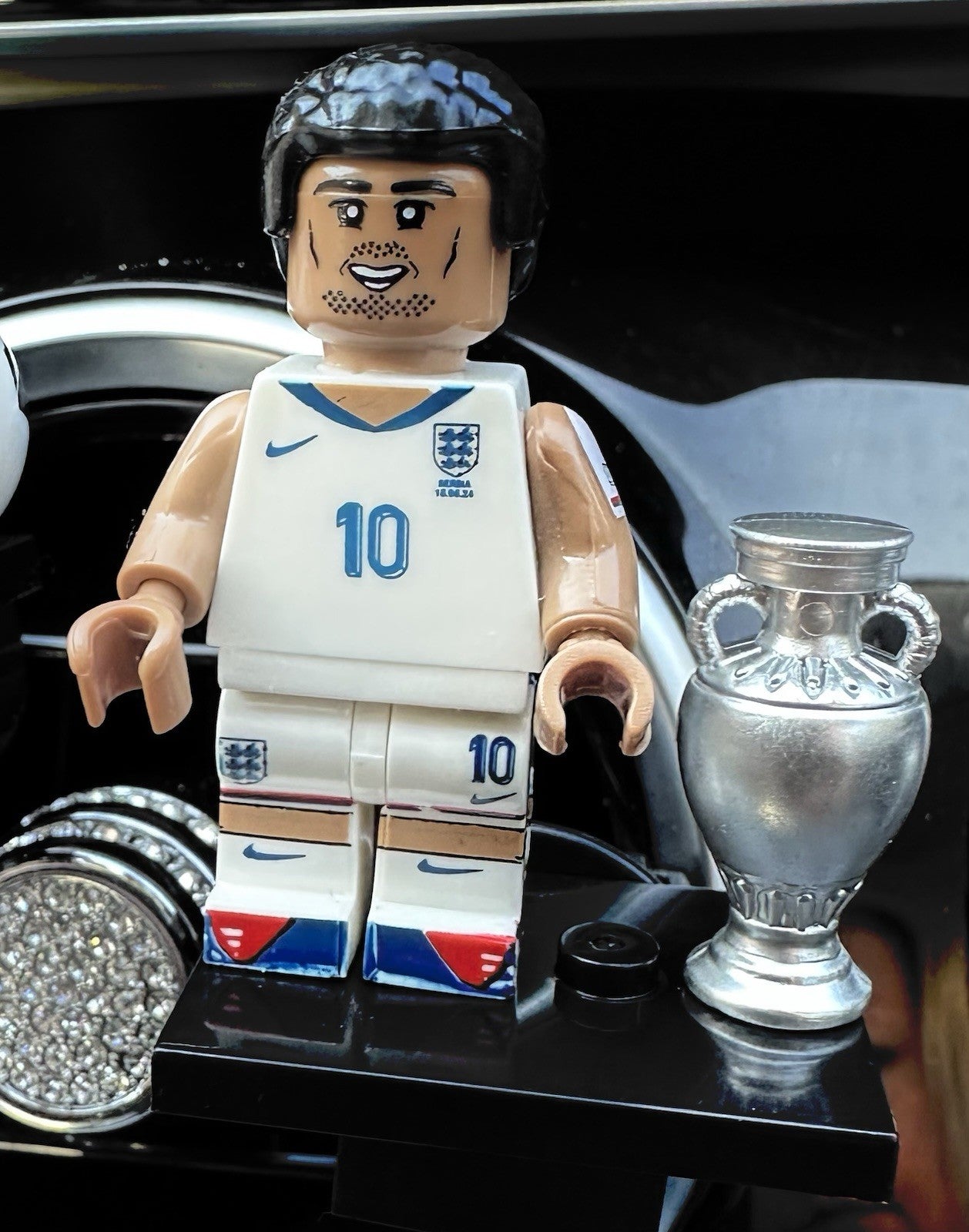 England Football Air Freshener Mini Figure Car Clip Vent Scent Fathers Day Gift