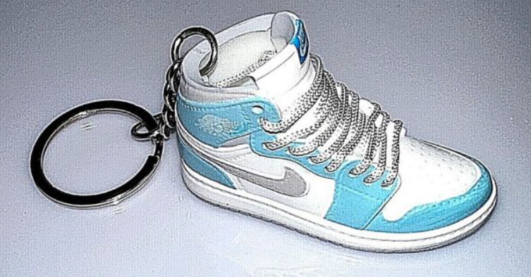 Mini Nike Keyring Sneakers 🔥3D Jordan 1 keychain Trainer Sports Shoe & gift box