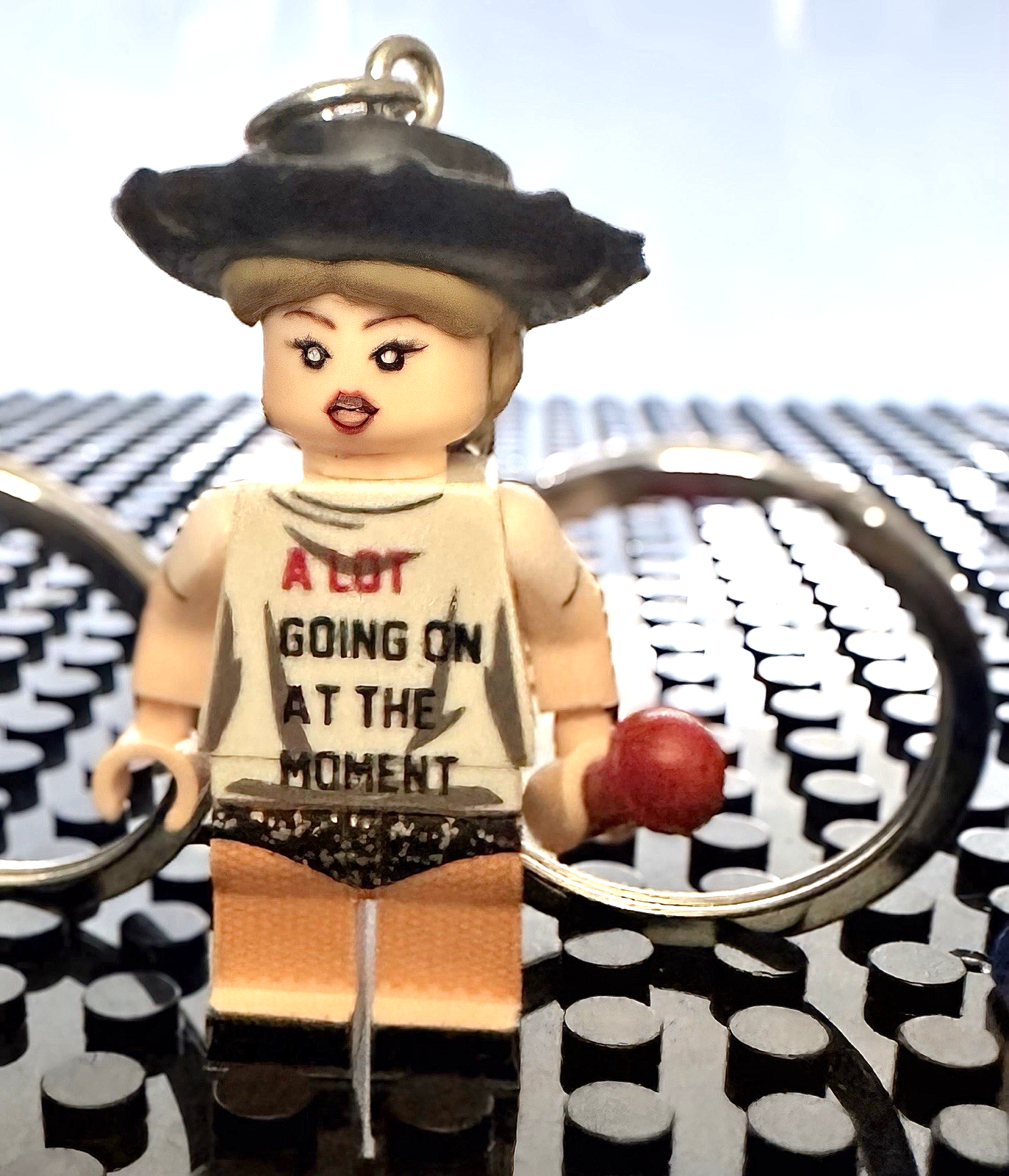 Cute Taylor Inspired 3D Mini Figure Keyring Keychain Eras Gift Music Pop Singer