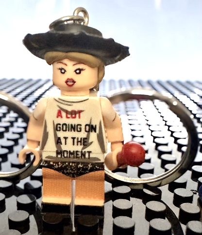 Cute Taylor Inspired 3D Mini Figure Keyring Keychain Eras Gift Music Pop Singer