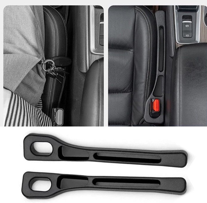 Pair Of Car Seat Gap Storage Phone Keys Side Strip interior Black Filling Strip