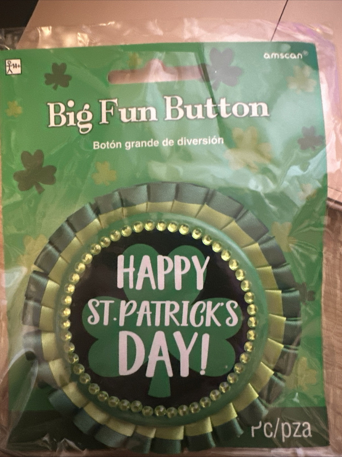 St Patrick’s Day Rosette Became G Badge Luck Of The Irish