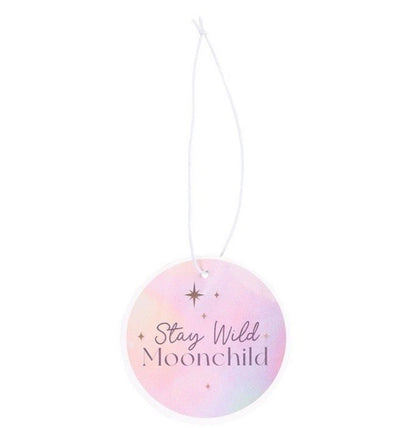 Peach Stay Wild Moonchild Hanging Car Air Freshener Van Gift Wardrobe